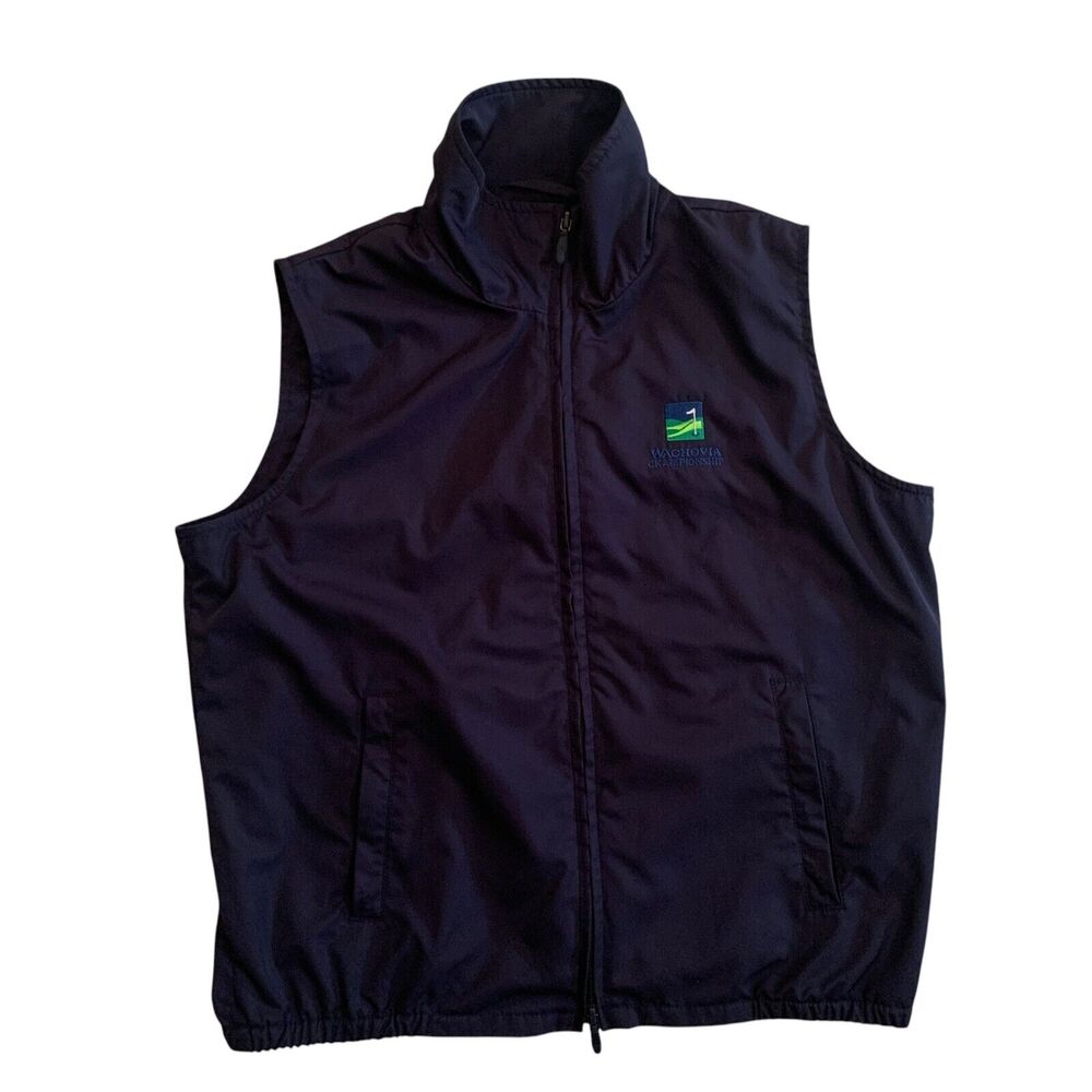 Ralph Lauren Golf Men's Size M Wachova Championship Full Zip Golf Vest